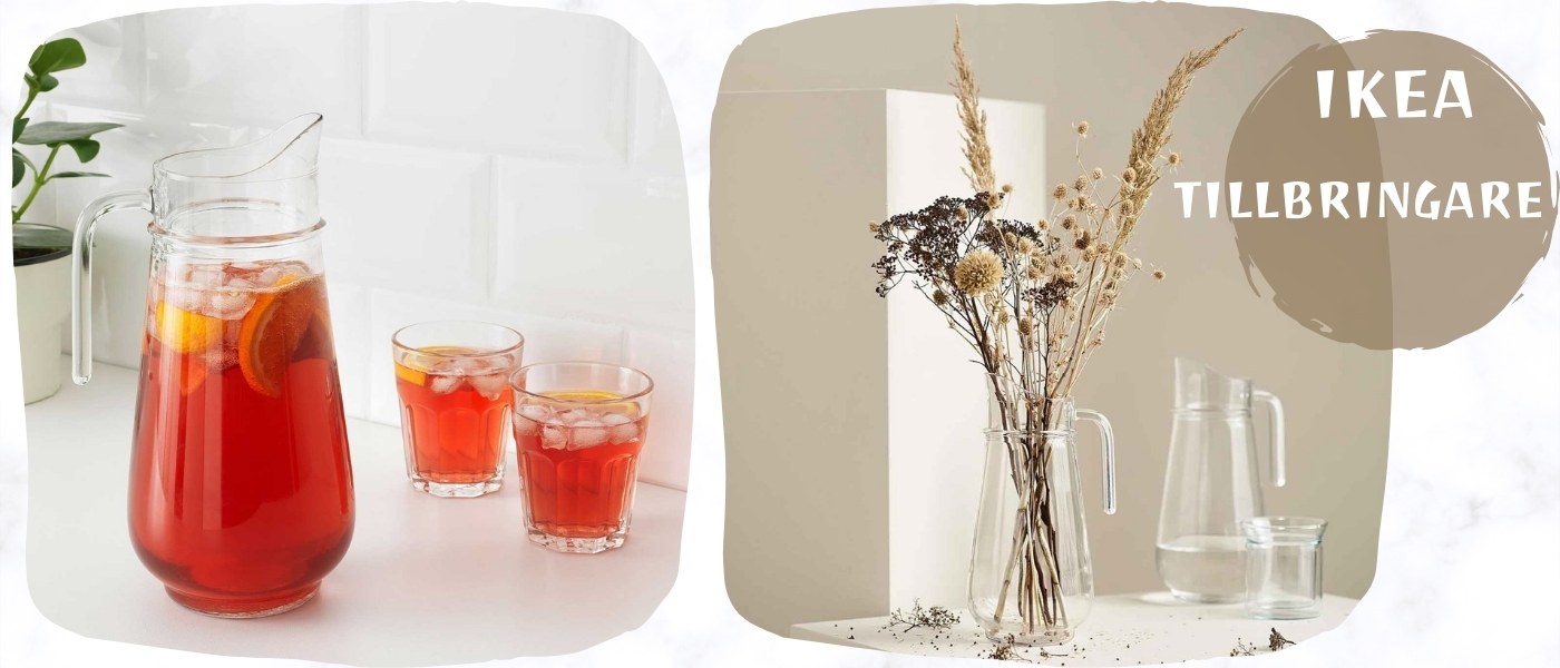 پارچ ایکیا مدل IKEA TILLBRINGARE